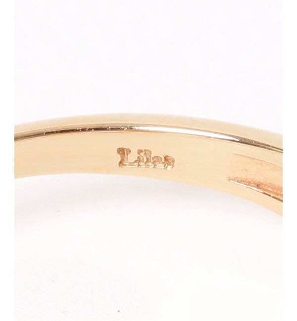 Lilas by Spick&Span「《追加》8角ラインモチーフダイヤピンキーリング K10」|リング|