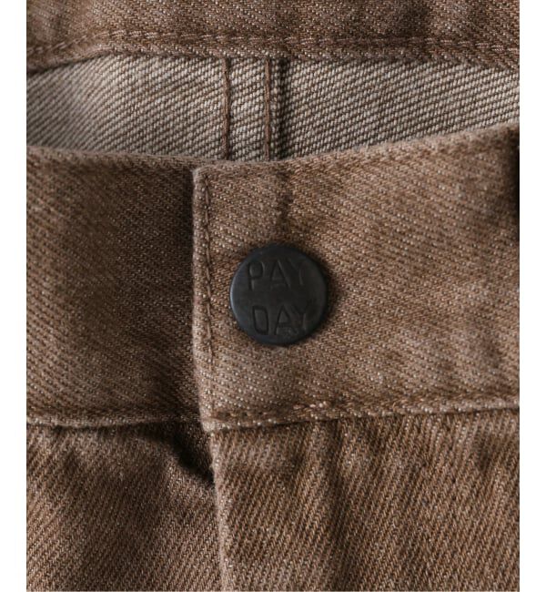 FRAMeWORK「PAYDAY /ペイデイ サスペンダー付きペイント加工デニム」|デニム|