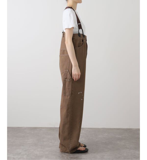 FRAMeWORK「PAYDAY /ペイデイ サスペンダー付きペイント加工デニム」|デニム|