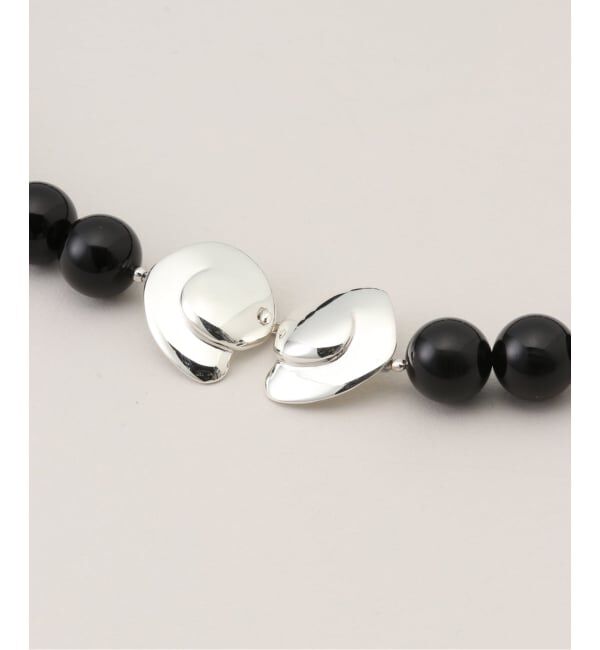 FRAMeWORK「PREEK/プリーク howraw round stone nl onyx ネックレス」|ネックレス|