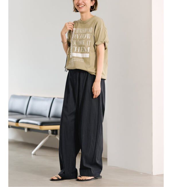 FRAMeWORK「≪追加予約≫ギャザーパンツ」|スラックス|