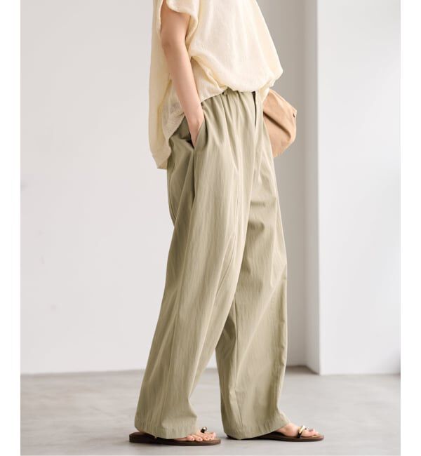 FRAMeWORK「≪追加予約≫ギャザーパンツ」|スラックス|