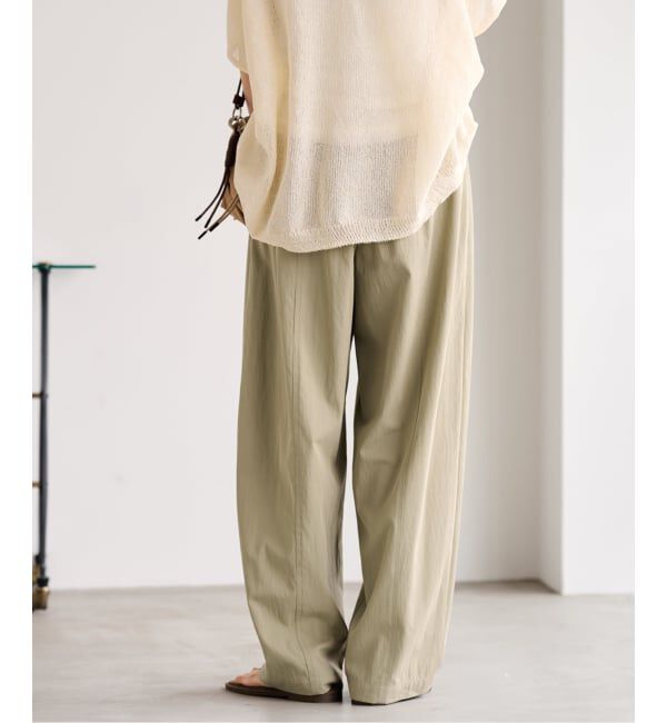 FRAMeWORK「≪追加予約≫ギャザーパンツ」|スラックス|