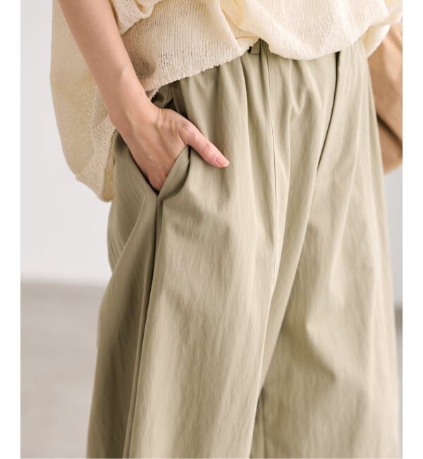 FRAMeWORK「≪追加予約≫ギャザーパンツ」|スラックス|