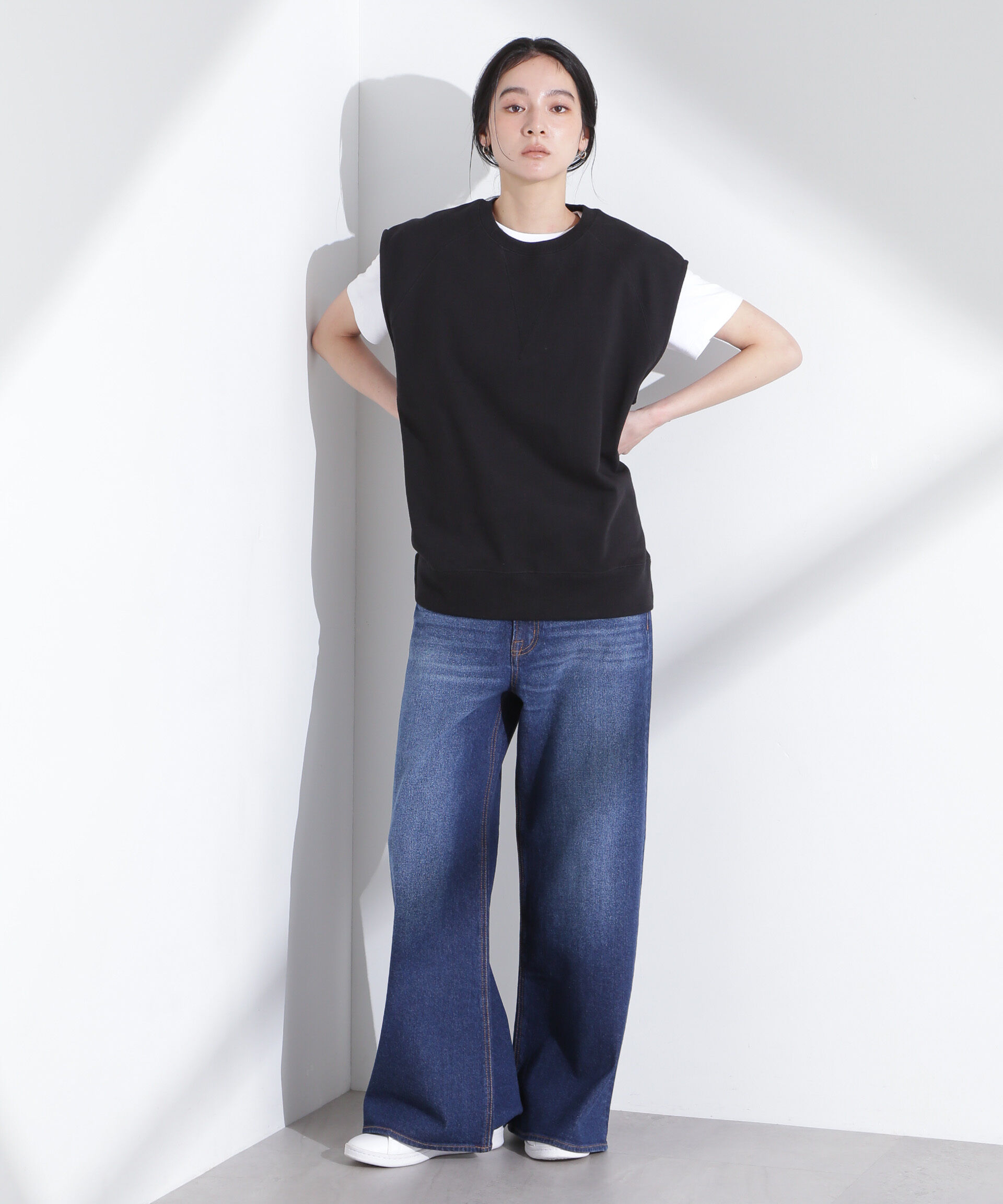 nano･universe「「MC」&rdquo;TIMELESS　WARDROBE&rdquo;ワイドフィットデニム」|チノ|