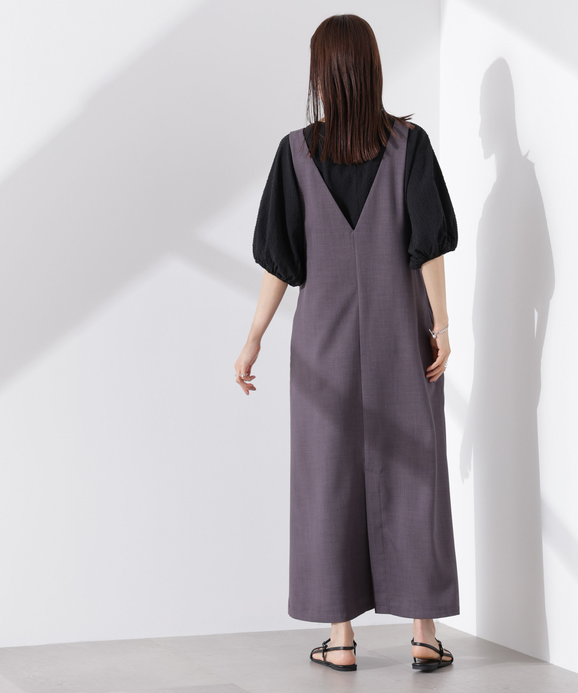 nano･universe「サッカーバルーンスリーブプルオーバーブラウス」|シャツ・ブラウス|