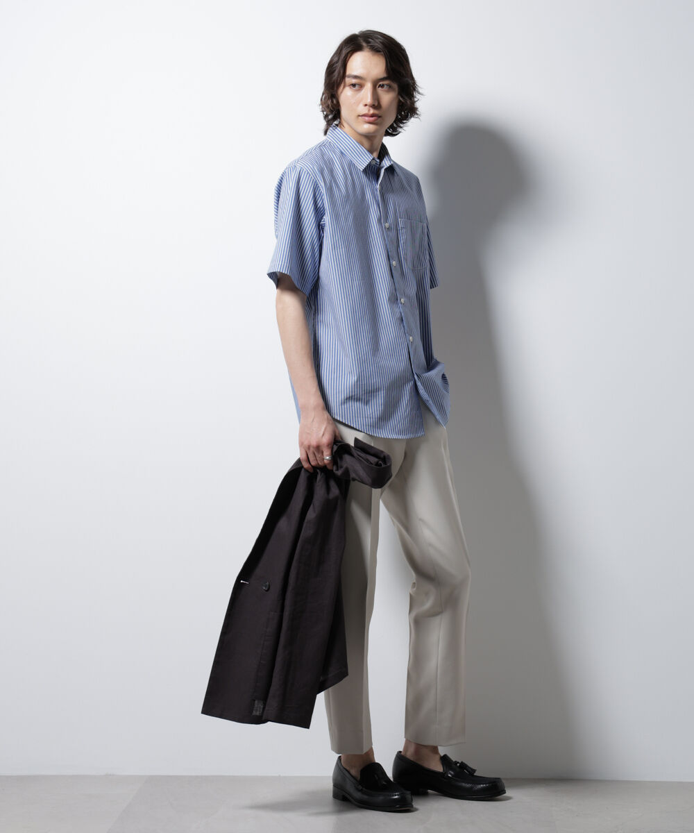 nano･universe「「ICE FLOW LINEN」バリエーションシャツ 半袖」|シャツ・ブラウス|