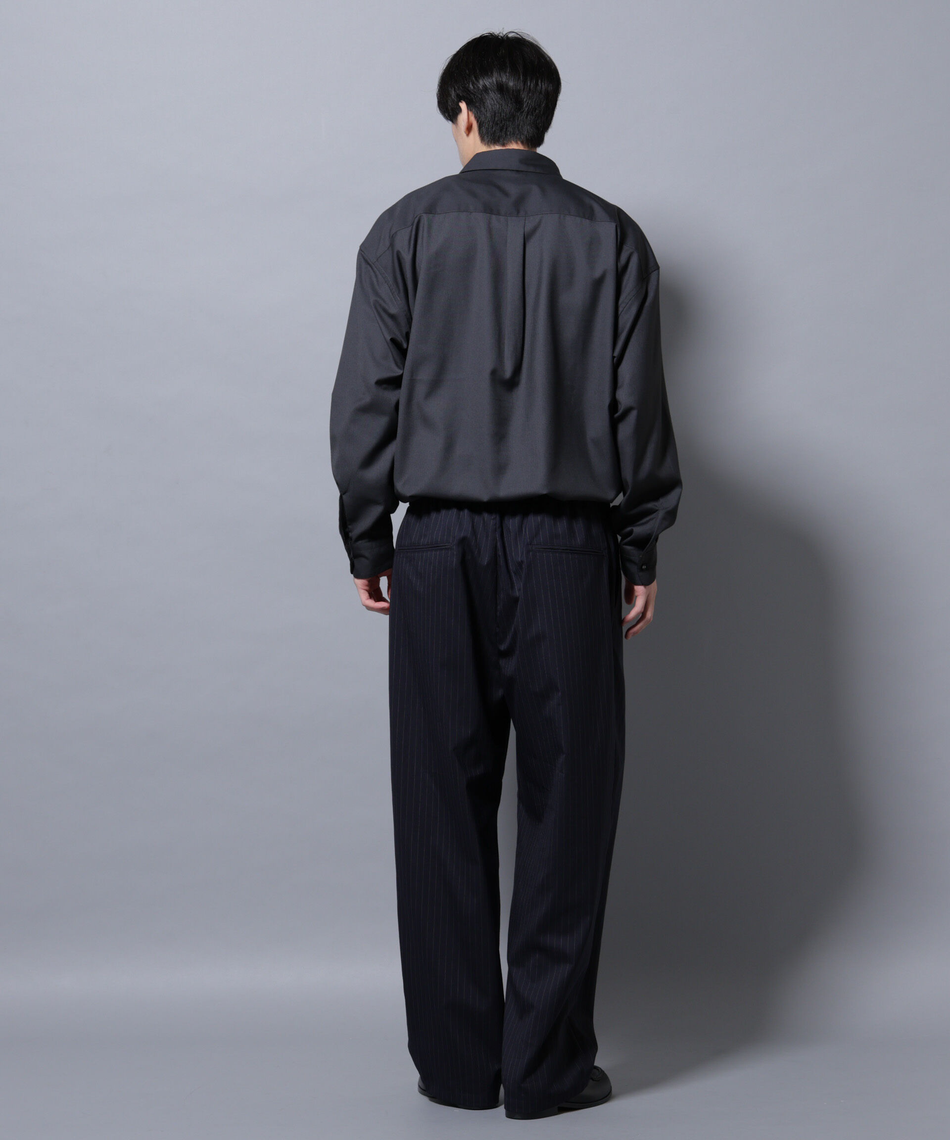 nano･universe「ビッグドレープシャツ 長袖」|シャツ・ブラウス|