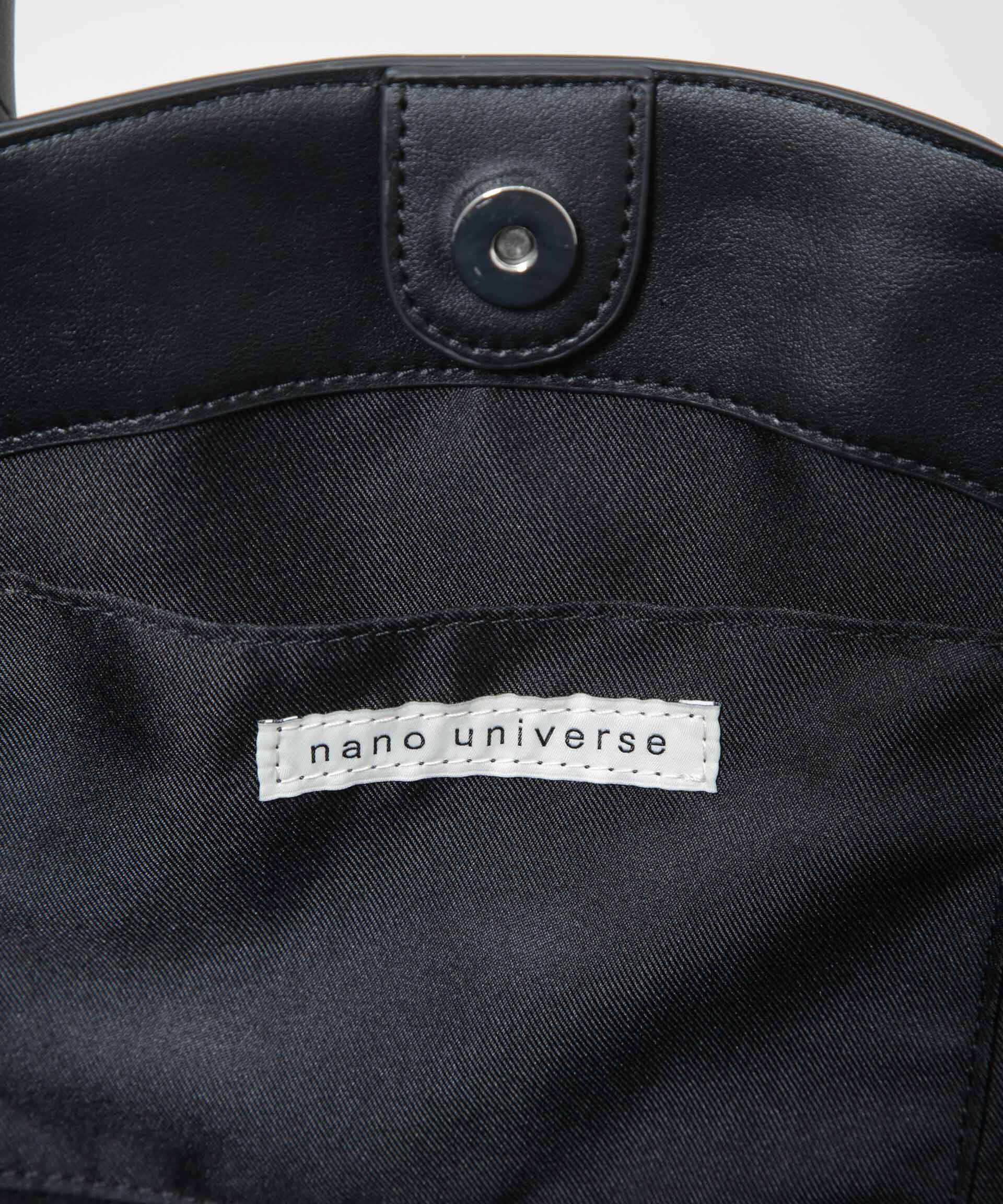 nano･universe「ラウンドシンプルトートバッグ」|ショルダー・メッセンジャー|