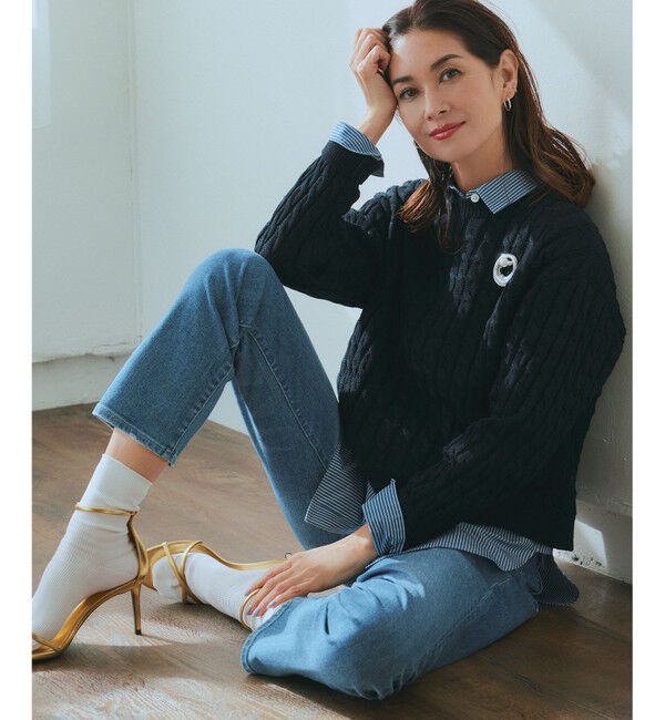 23区「【CLASSY.6月号掲載】23区DENIM ボーイフィット パンツ」|デニム|