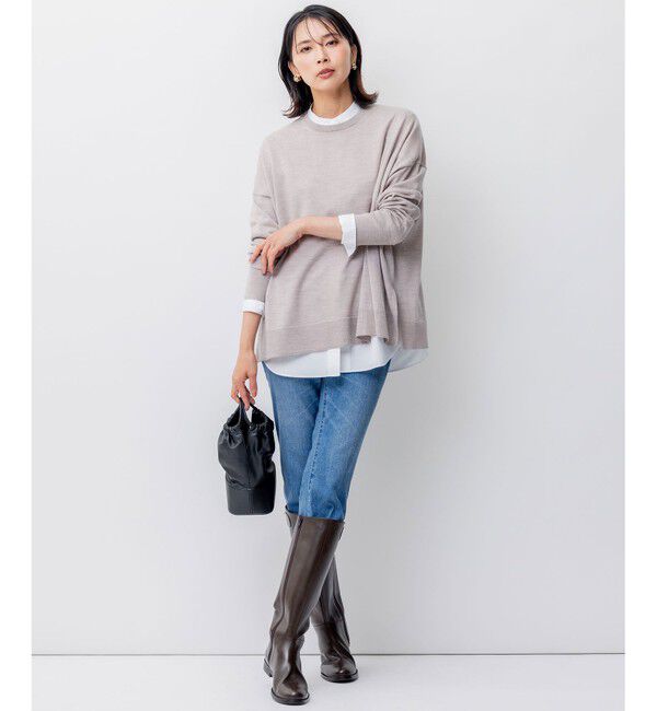 23区「【CLASSY.6月号掲載】23区DENIM ボーイフィット パンツ」|デニム|