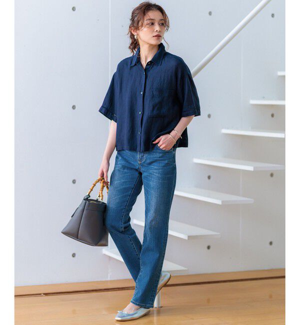 23区「【CLASSY.6月号掲載】23区DENIM ボーイフィット パンツ」|デニム|