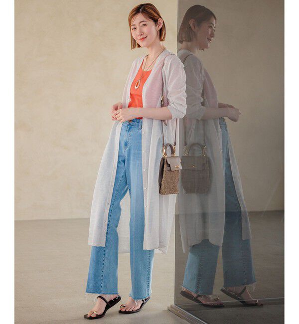 23区「【RED CARD TOKYO&times;23区】デニム フレアパンツ」|デニム|