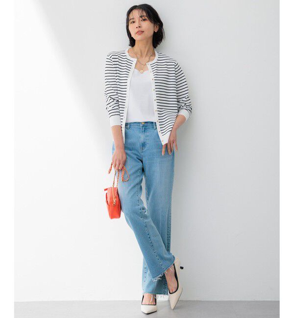 23区「【RED CARD TOKYO&times;23区】デニム フレアパンツ」|デニム|