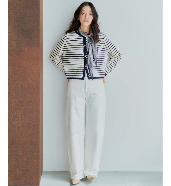 23区「【滝沢眞規子さん着用/VERY・Oggi掲載】23区DENIM ストレッチ ワイドパンツ」|デニム|