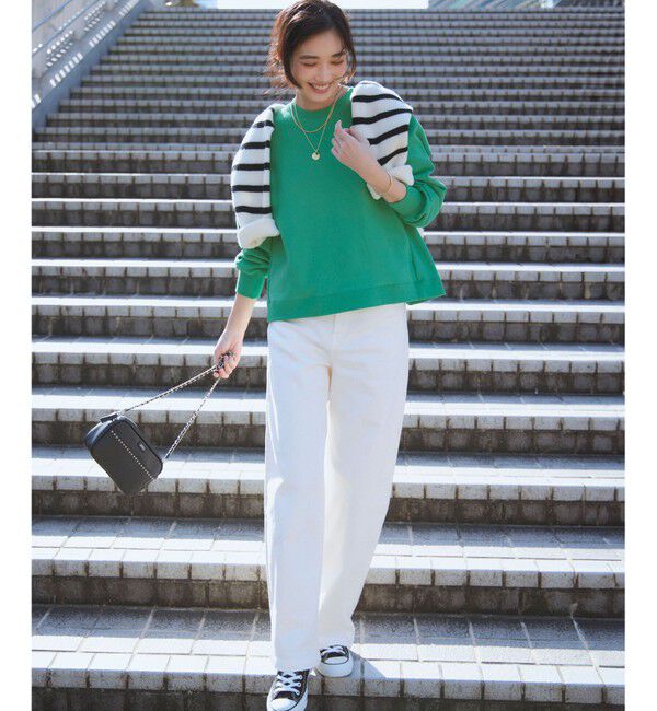 23区「【滝沢眞規子さん着用/VERY・Oggi掲載】23区DENIM ストレッチ ワイドパンツ」|デニム|