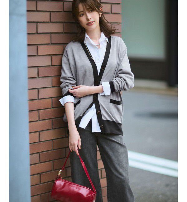 23区「【滝沢眞規子さん着用/VERY・Oggi掲載】23区DENIM ストレッチ ワイドパンツ」|デニム|