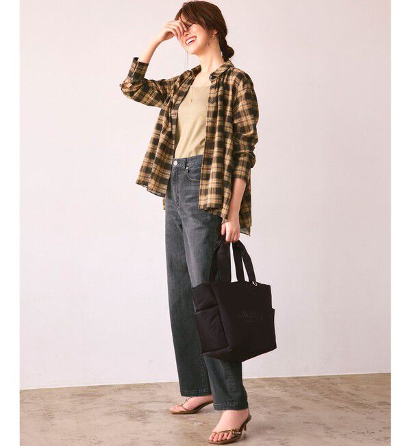 23区「【滝沢眞規子さん着用/VERY・Oggi掲載】23区DENIM ストレッチ ワイドパンツ」|デニム|