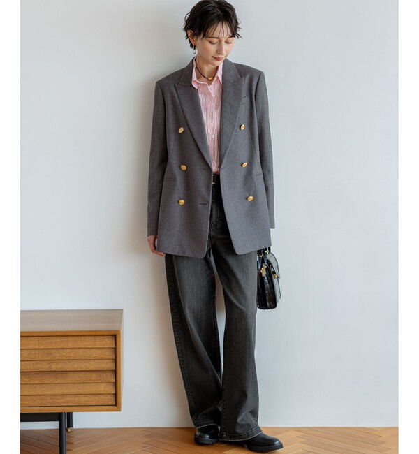 23区「【滝沢眞規子さん着用/VERY・Oggi掲載】23区DENIM ストレッチ ワイドパンツ」|デニム|