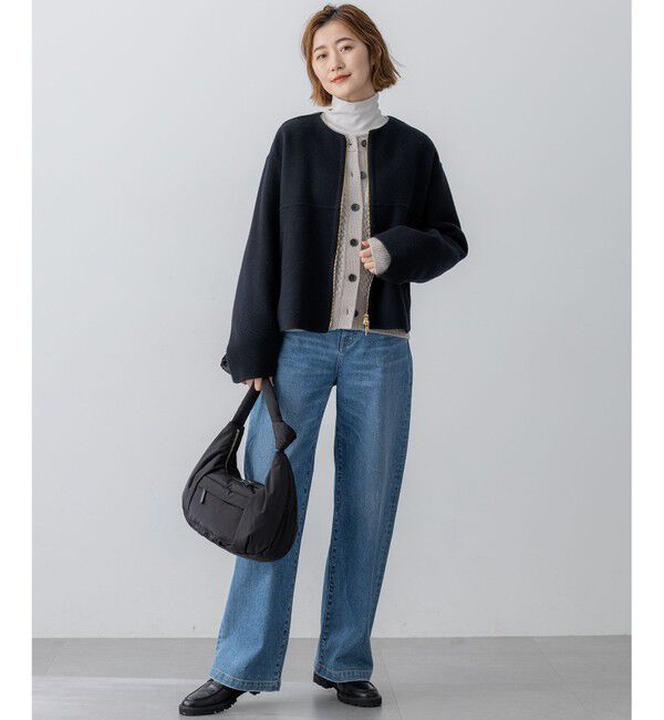 23区「【滝沢眞規子さん着用/VERY・Oggi掲載】23区DENIM ストレッチ ワイドパンツ」|デニム|