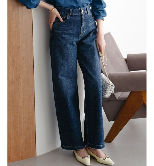 23区「【滝沢眞規子さん着用/VERY・Oggi掲載】23区DENIM ストレッチ ワイドパンツ」|デニム|ｳｫｯｼｭﾄ