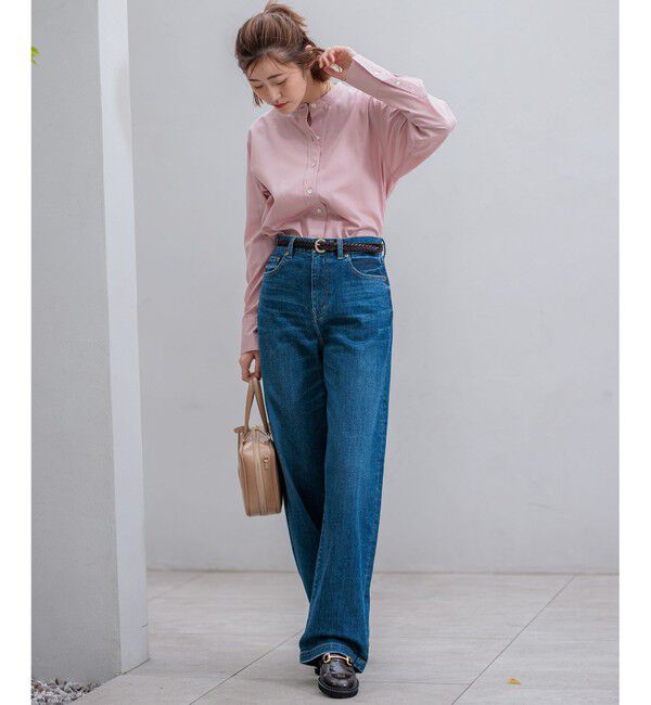 23区「【滝沢眞規子さん着用/VERY・Oggi掲載】23区DENIM ストレッチ ワイドパンツ」|デニム|