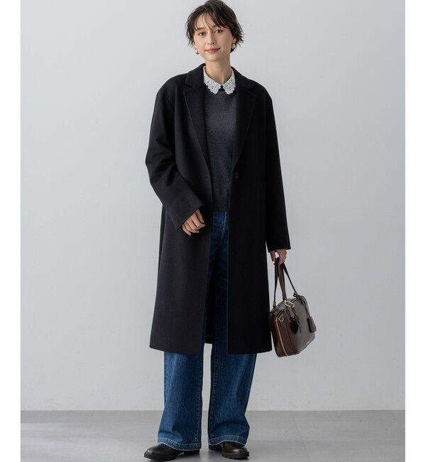 23区「【滝沢眞規子さん着用/VERY・Oggi掲載】23区DENIM ストレッチ ワイドパンツ」|デニム|