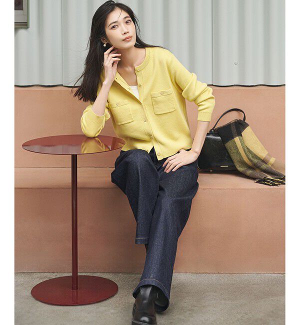 23区「【滝沢眞規子さん着用/VERY・Oggi掲載】23区DENIM ストレッチ ワイドパンツ」|デニム|