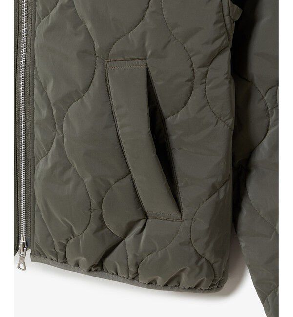 LACOSTE「THERMORE中綿 ひょうたんキルティング ハイネックジップブルゾン」|ブルゾン・スタジャン|