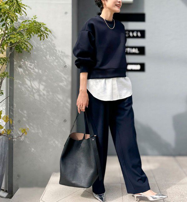 NOLLEY'S「ウォッシャブル裏起毛イージーワイドパンツ」|その他|