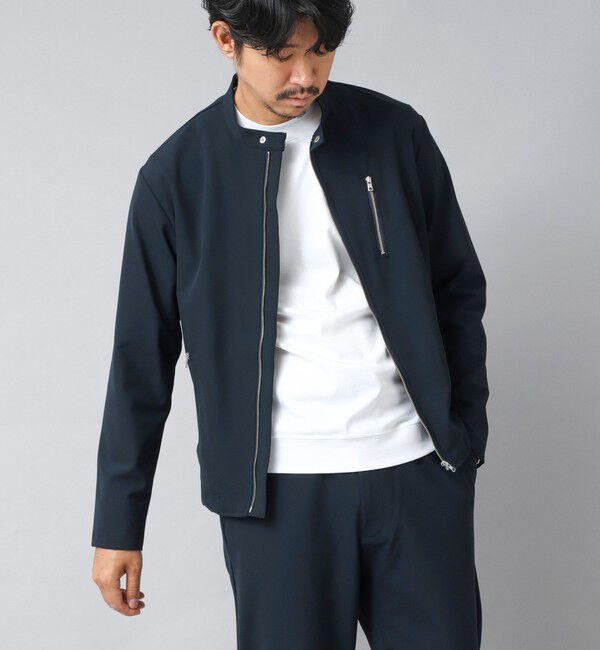 NOLLEY'S goodman「【ACTIVE SECT】《限定展開》ハイストレッチシングルライダース 25AW」|ブルゾン・スタジャン|