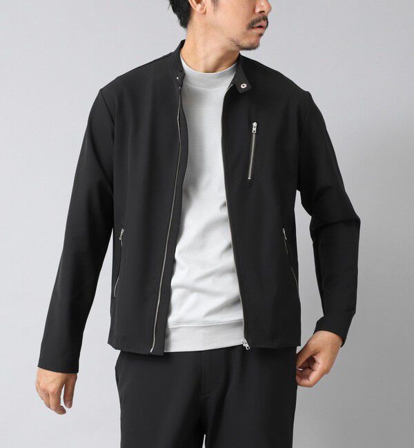 NOLLEY'S goodman「【ACTIVE SECT】《限定展開》ハイストレッチシングルライダース 25AW」|ブルゾン・スタジャン|