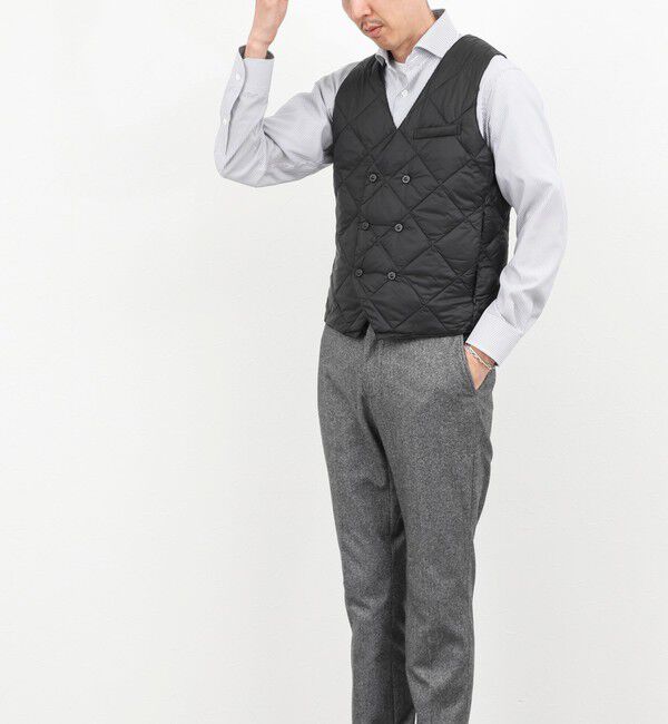 NOLLEY'S goodman「【TAION/タイオン】W-BREASTED SNAP BUTTON DOWN GILET 25AW」|ダウンベスト・ベスト|