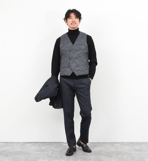 NOLLEY'S goodman「【TAION/タイオン】W-BREASTED SNAP BUTTON DOWN GILET 25AW」|ダウンベスト・ベスト|