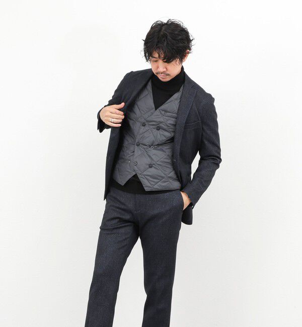 NOLLEY'S goodman「【TAION/タイオン】W-BREASTED SNAP BUTTON DOWN GILET 25AW」|ダウンベスト・ベスト|