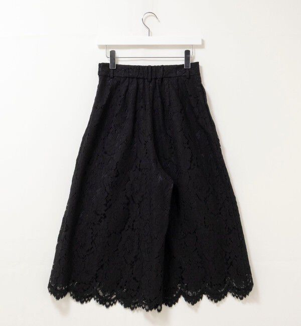 NOLLEY'S「クロップドワイドレースパンツ」|キュロット|
