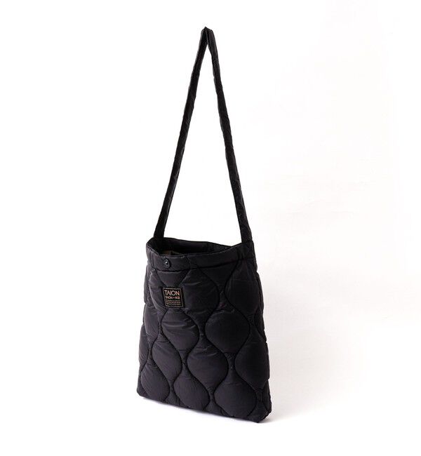NOLLEY'S goodman「【TAION / タイオン】MILITARY CROSS BODY DOWN BAG M TAION-BG05ALSML-M」|ショルダー・メッセンジャー|ブラック