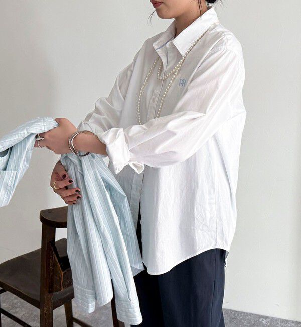 fredy emue「FR刺繍オックスコンパクトシャツ」|シャツ・ブラウス|