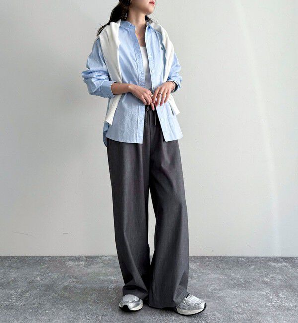 fredy emue「FR刺繍オックスコンパクトシャツ」|シャツ・ブラウス|