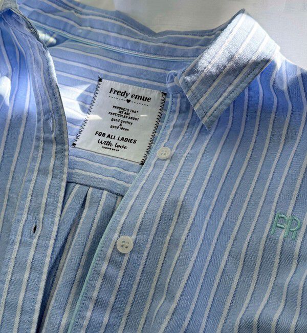 fredy emue「FR刺繍オックスコンパクトシャツ」|シャツ・ブラウス|