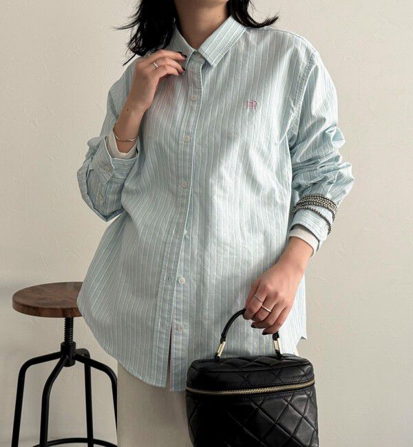 fredy emue「FR刺繍オックスコンパクトシャツ」|シャツ・ブラウス|