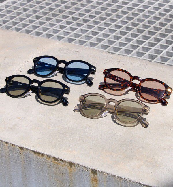 GLOSTER「【GLOSTER/グロスター】ウェリントン セルフレーム カラーレンズ サングラス」|サングラス|