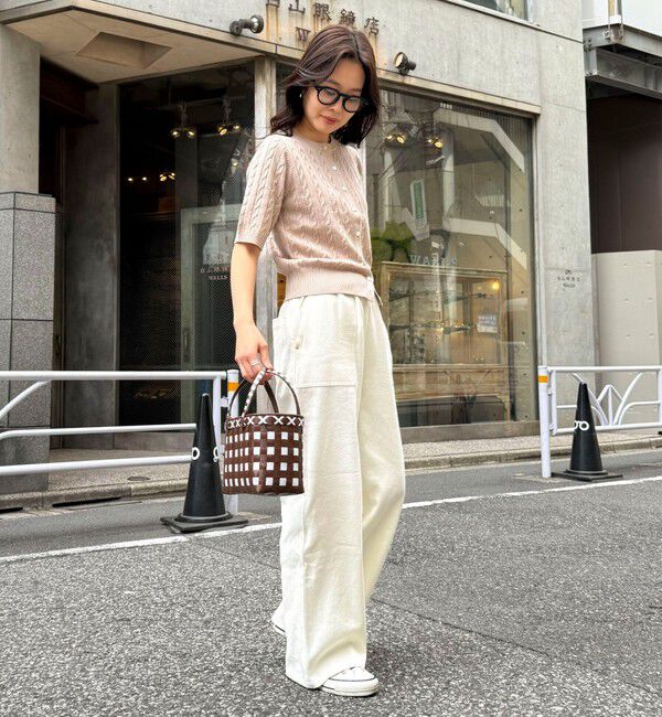 fredy emue「ライトオンスデニムベイカーイージーパンツ」|デニム|