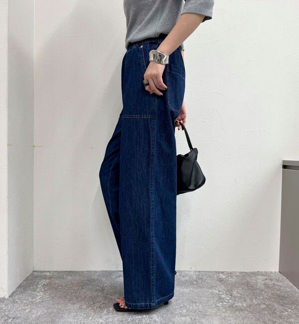 fredy emue「ライトオンスデニムベイカーイージーパンツ」|デニム|