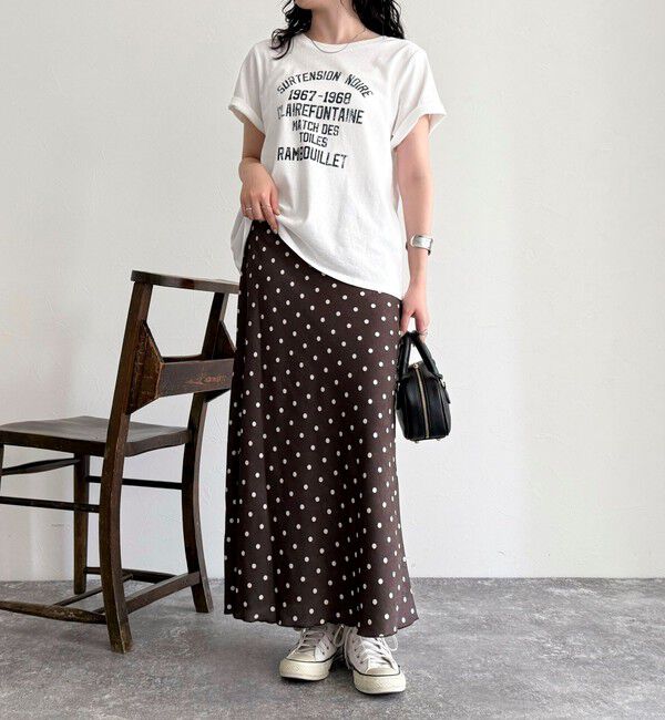 fredy emue「ヴィンテージライクピグメントTシャツ」|Tシャツ・カットソー|