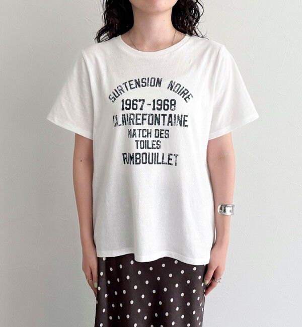 fredy emue「ヴィンテージライクピグメントTシャツ」|Tシャツ・カットソー|