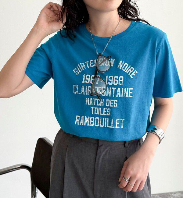 fredy emue「ヴィンテージライクピグメントTシャツ」|Tシャツ・カットソー|