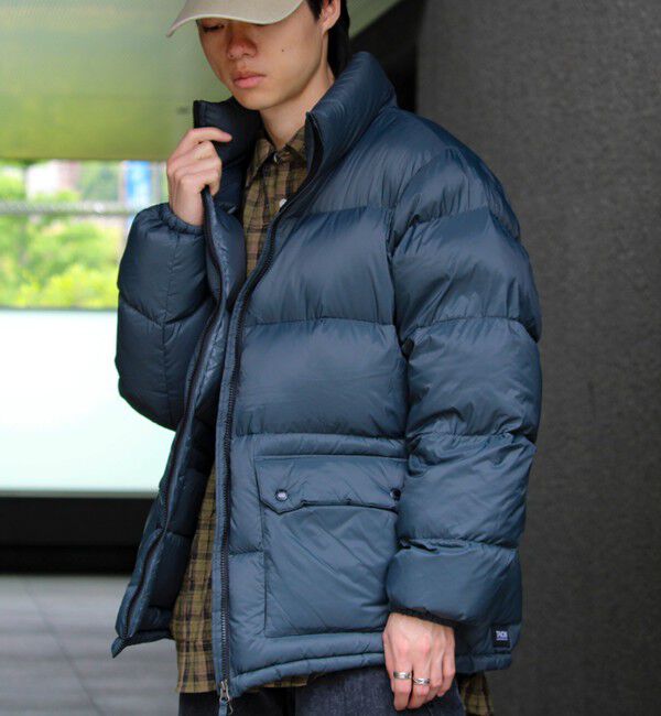 GLOSTER「【GLOSTER別注】TAION パッカブル ボリュームダウンジャケット」|ダウン|チャコールグレー