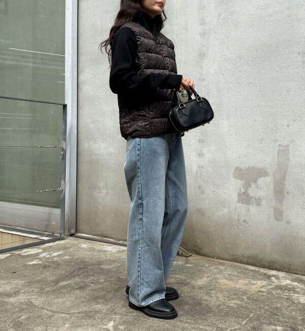 fredy emue「【TAION/タイオン】別注HI NECK DOWN JACKET+SLEEVE KNIT」|ダウン|