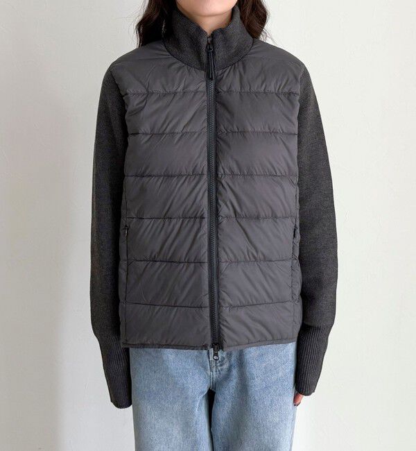 fredy emue「【TAION/タイオン】別注HI NECK DOWN JACKET+SLEEVE KNIT」|ダウン|